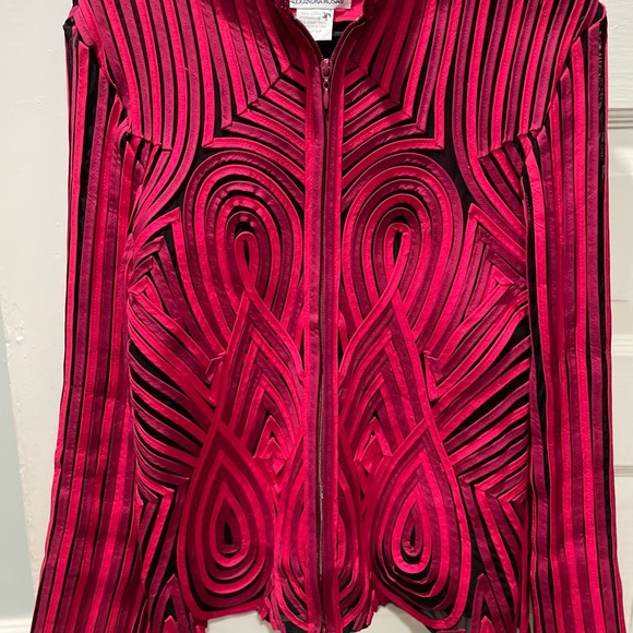 Alexandra Rosati Size 10, Shades of Fuchsia Women’s Jacket - Picture 3 of 6